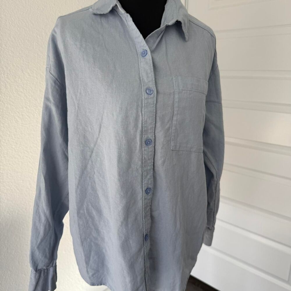 Hollister-co Women's Blue Shirt